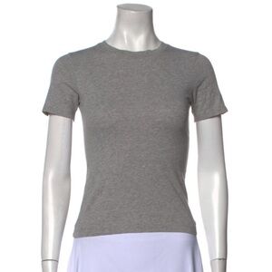 Acne Light Gray Short Sleeve Tee XS